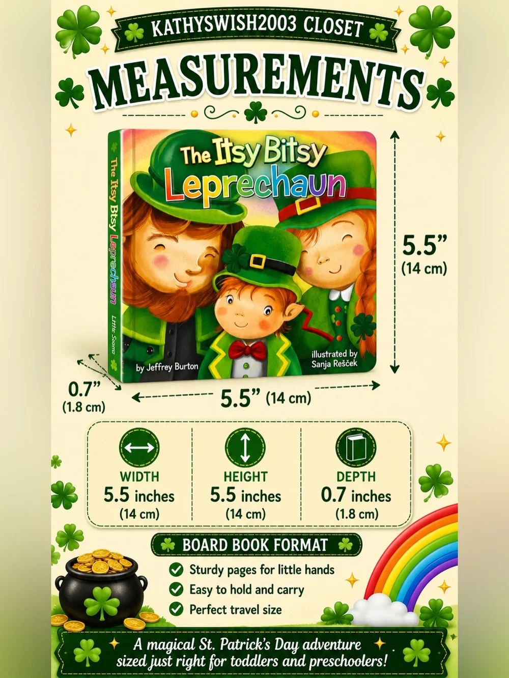 The Itsy Bitsy Leprechaun by Jeffrey Burton